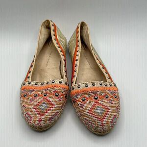 WOMENS HOUSE OF HARLOW 1960 KAT STUDDED ESPADRILLE MOCASSIN SHOES FLATS
